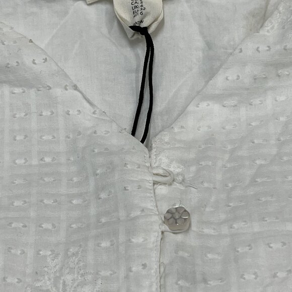 Rachel Zoe Dress 2 White Crochet Tiered Maxi Cottagecore Boho‎ Coquet Wedding - Picture 6 of 9